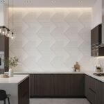 3D PVC Wall Panels | SGS Certified & USA Standard Approved | Designer Panel – White Color | 19.7" x 19.7" (Pack of 40) – Covers 107.60 Sq. Ft