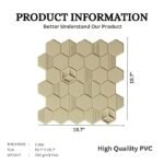 3D Self Adhesive PVC Panels for Wall - USA Certified SGS Approved White Tail Color TP 2001 Design Pack of 40 Covers 107.80 Sq. Ft.