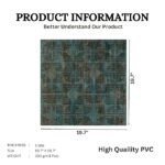 3D Self Adhesive PVC Panels for Wall - USA Certified SGS Approved Rustic Wood Color TP 109 Design Pack of 40 Covers 107.80 Sq. Ft.