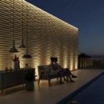 3D Wall Panel - USA Certified SGS Approved PVC Dune Design White Tail Color 19.7" x 19.7" (Pack of 40) - Covers 107.80 Sq. Ft.