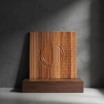 3D PVC Wall Panels – Designer Panel, Walnt Wood Color 19.7" x 19.7" (Pack of 40) | Covers 107.60 Sq. Ft.