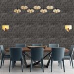 3D Self Adhesive PVC Panels for Wall - USA Certified SGS Approved Nexa Gray Color TP 2001 Design Pack of 40 Covers 107.80 Sq. Ft.