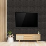 3D Self Adhesive PVC Wall Panel - USA Certified SGS Approved Black Color TP 2001 Design Pack of 40 Covers 107.80 Sq. Ft.