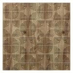 3D Self Adhesive PVC Wall Panel - USA Certified SGS Approved Beach Wood Color TP 109 Design Pack of 40 Covers 107.80 Sq. Ft.