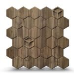 3D Self Adhesive PVC Wall Panel - USA Certified SGS Approved Oak Wood Color TP 2001 Design Pack of 40 Covers 107.80 Sq. Ft.