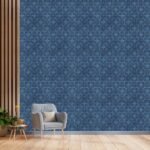 3D Self Adhesive PVC Wall Panel - USA Certified SGS Approved Electric Blue Color TP 109 Design Pack of 40 Covers 107.80 Sq. Ft.